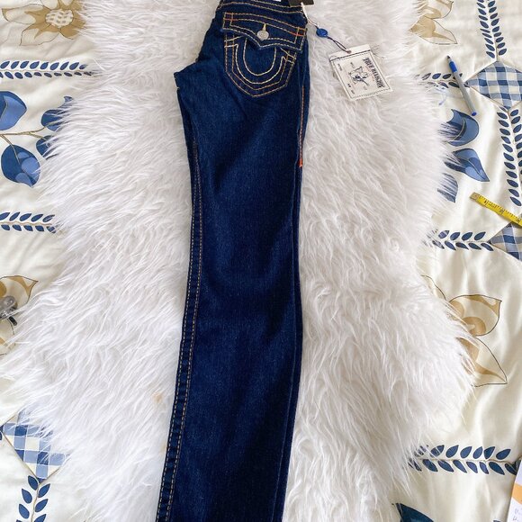 True Religion Mid Rise Straight Jean, NWT - Picture 1 of 7